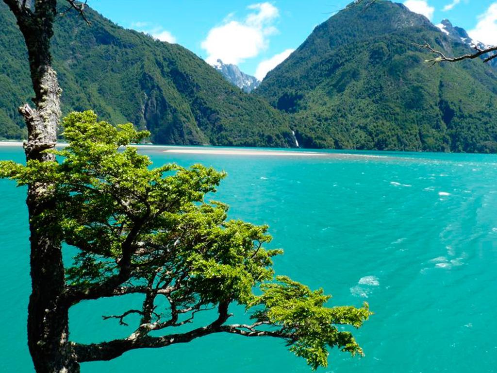 Mitico Puelo Lodge Las Gualas Eksteriør bilde